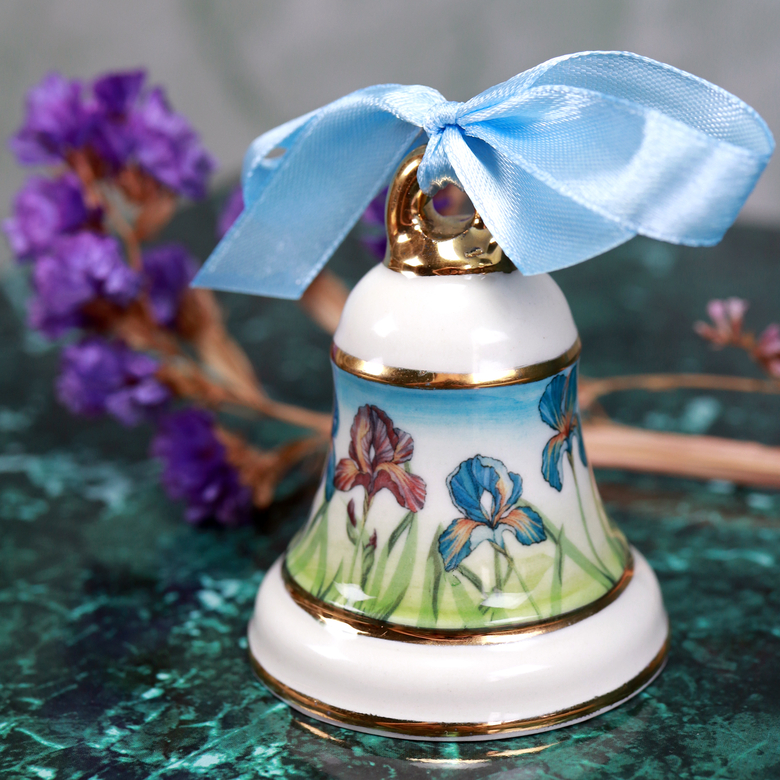 Колокольчик фарфоровый Ирисы