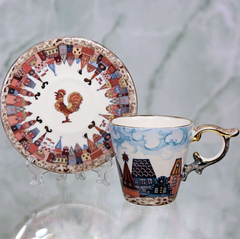 Кофейная пара для эспрессо Старый город