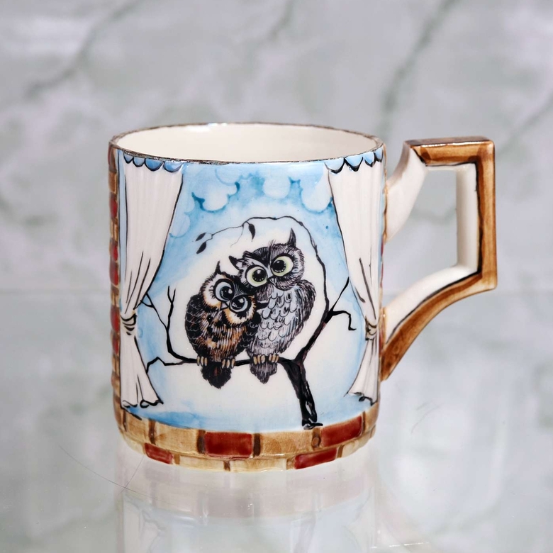 Кружка фарфоровая Совы