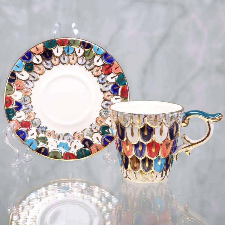 Кофейная пара для эспрессо Жар-птица