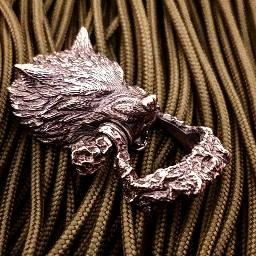 Фурнитура для браслетов "Лютый", серебро