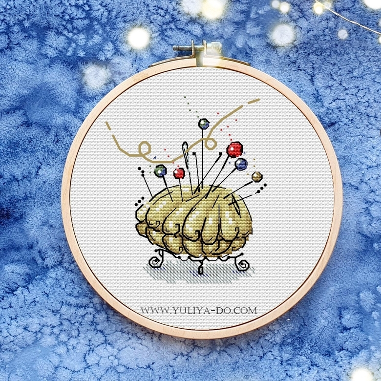 схема вышивки игольница юлия до