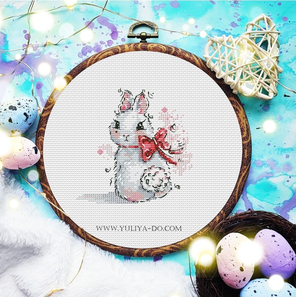 Схема вышивки "Кролик M" (58х58 кр.)