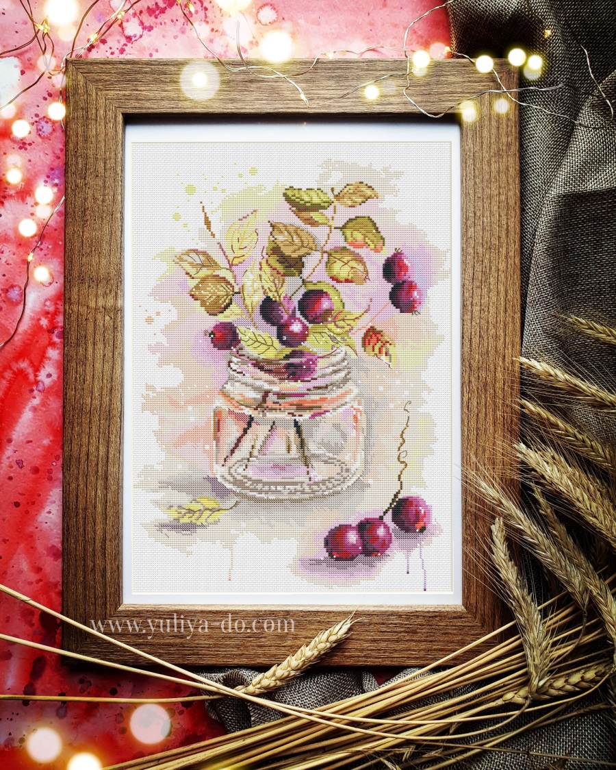 Схема вышивки "Осенний натюрморт" (150х200кр.)