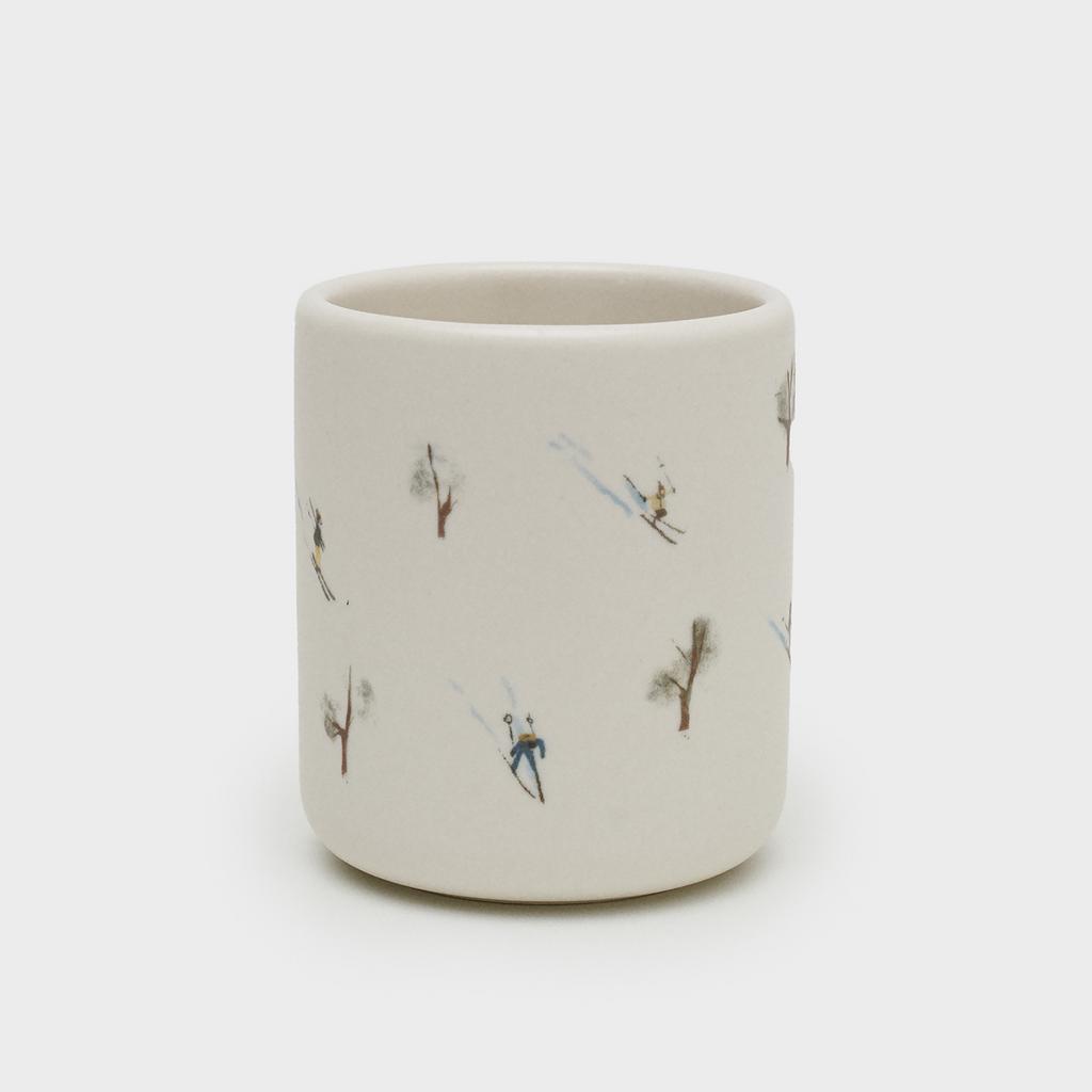 Стакан "Лыжники" 350 мл