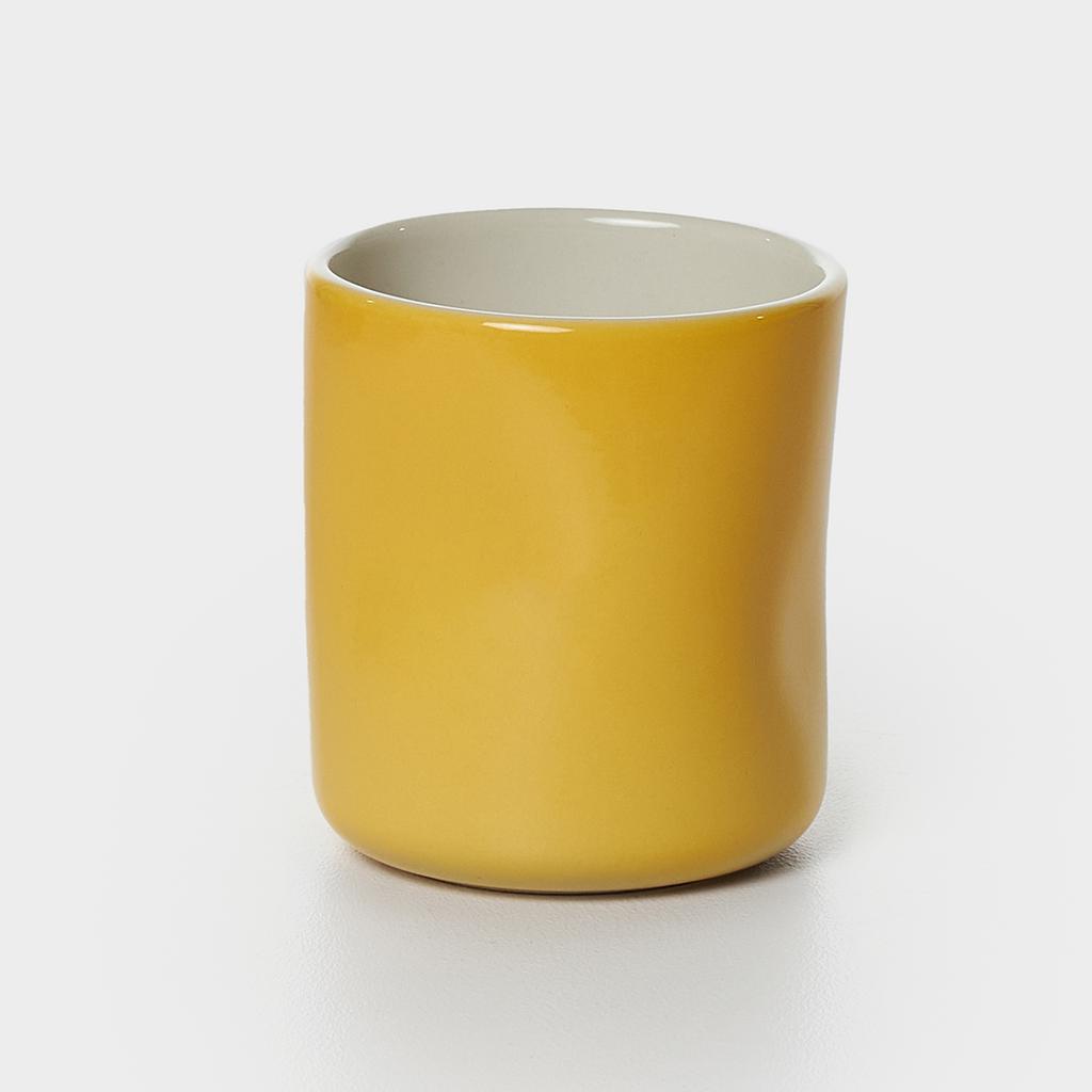 Стакан мятый желтый 350 мл