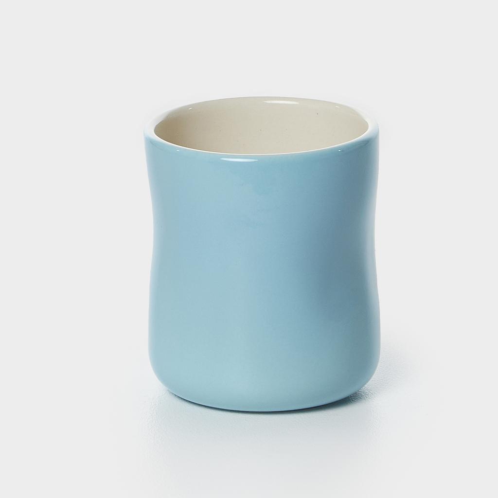 Стакан мятый голубой 350 мл