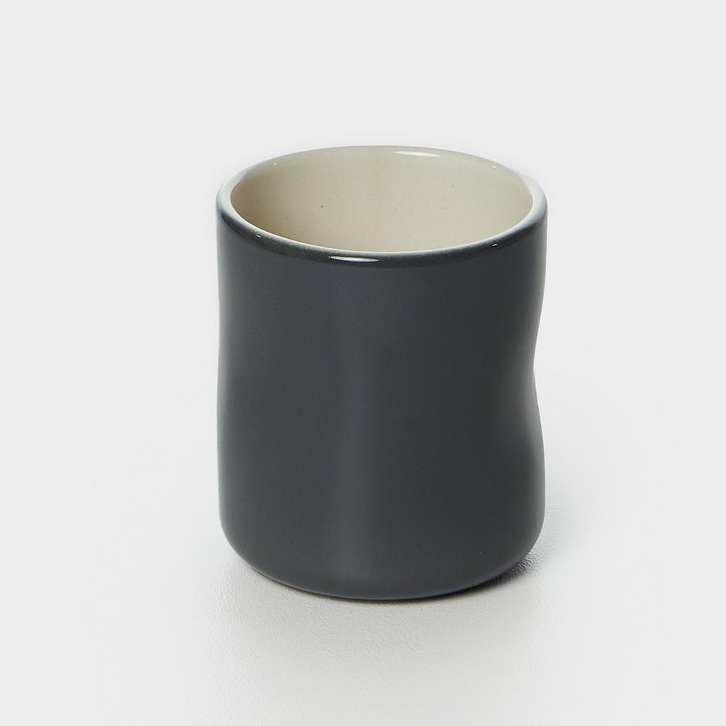 Стакан мятый серый 350 мл