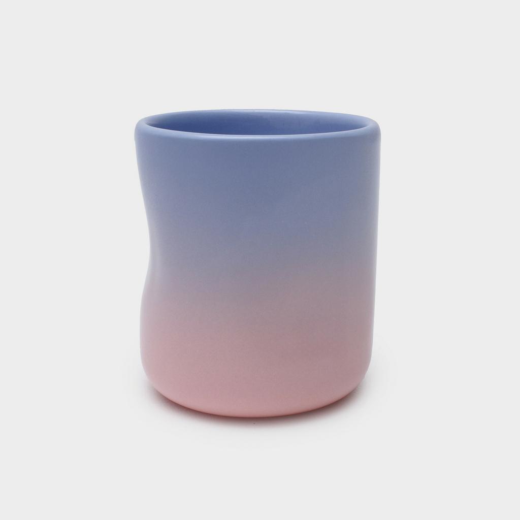 Стакан мятый Омбре сиренево-розовый 350 мл