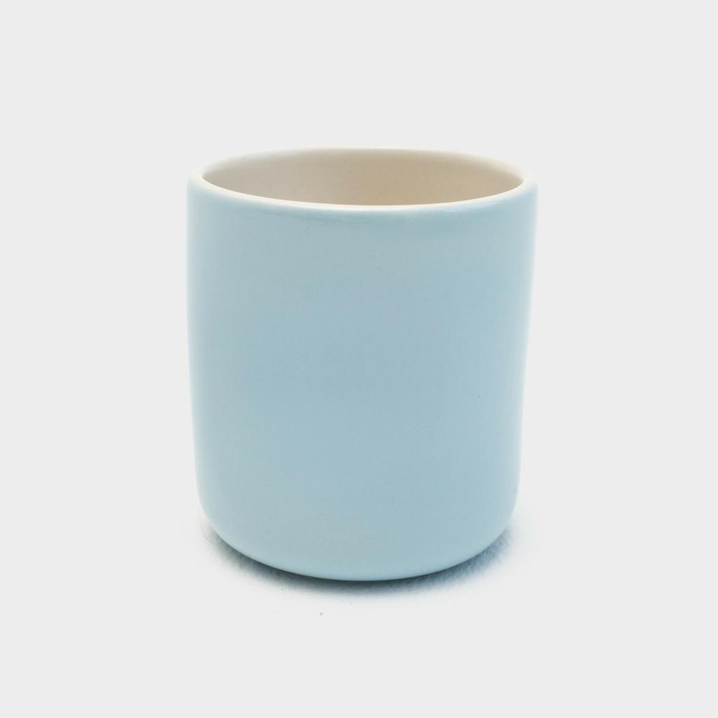 Стакан мятый нежно-голубой 350 мл