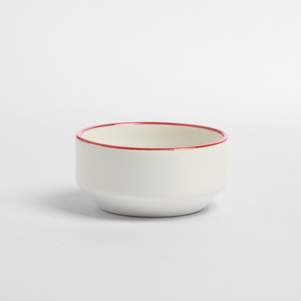 Пиала с красным кантом 150 мл