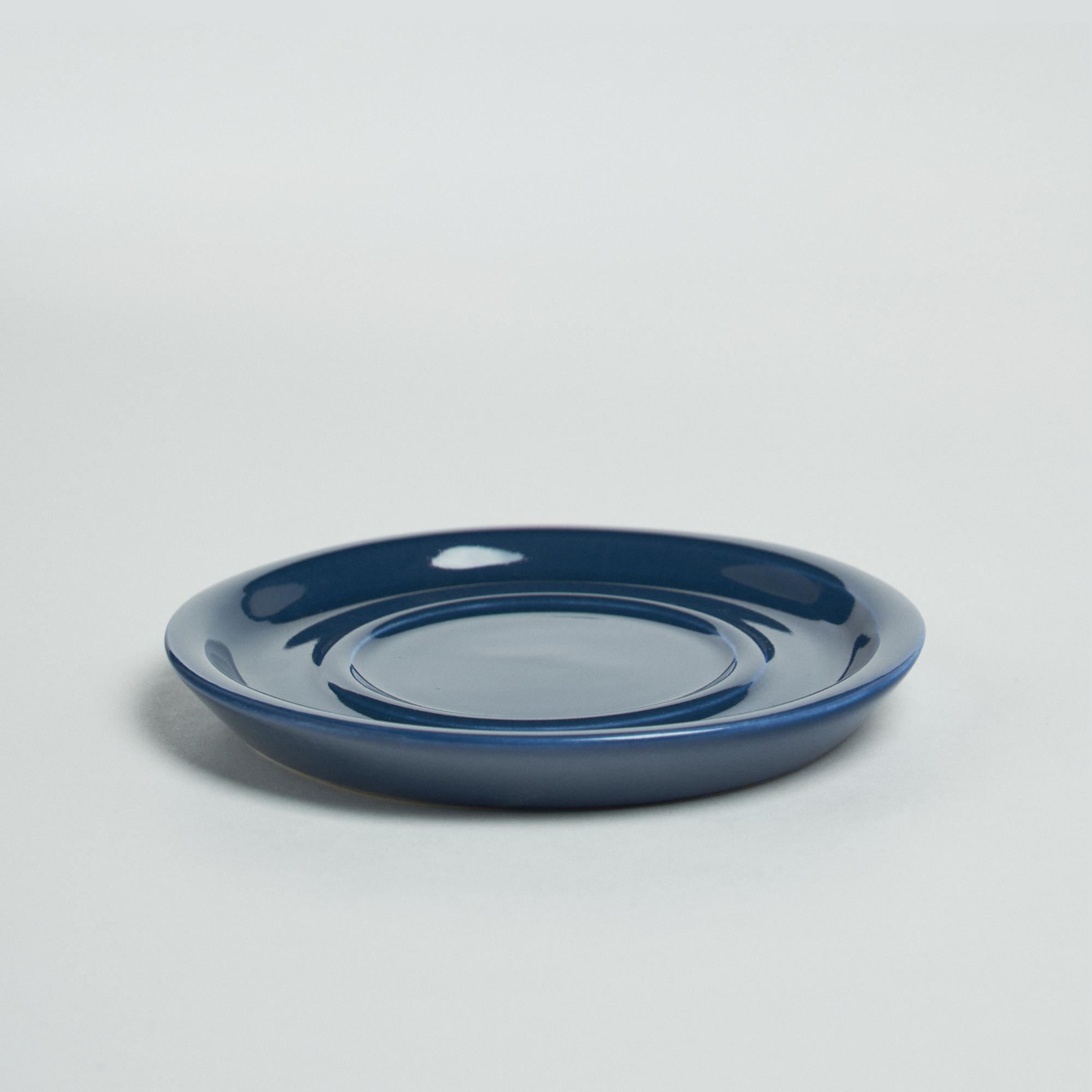 Блюдце 13см синее