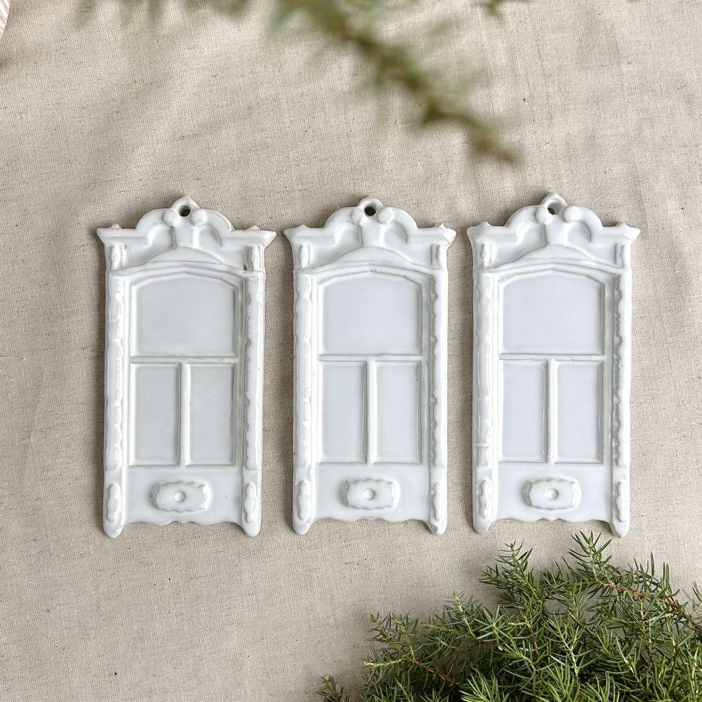 Елочное украшение Наличник "Снежное воспоминание"