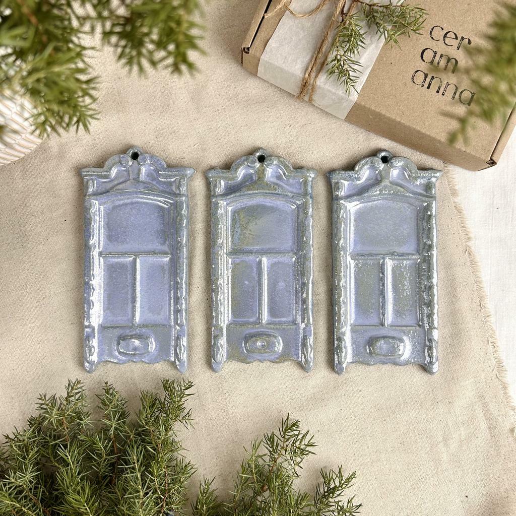 Елочное украшение Наличник "Отражение Снегурочки"