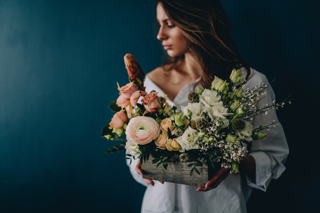 Цветочная бандероль