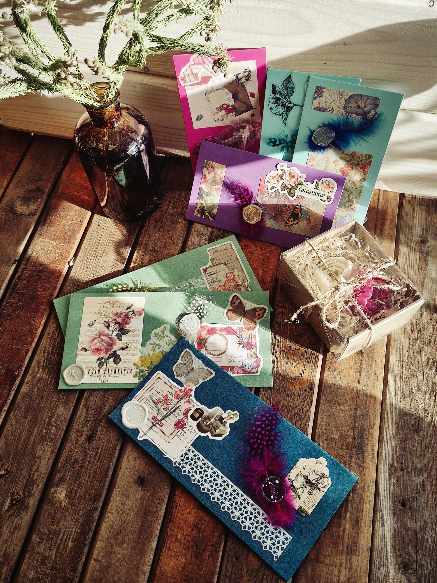 Подарочный конверт крафт