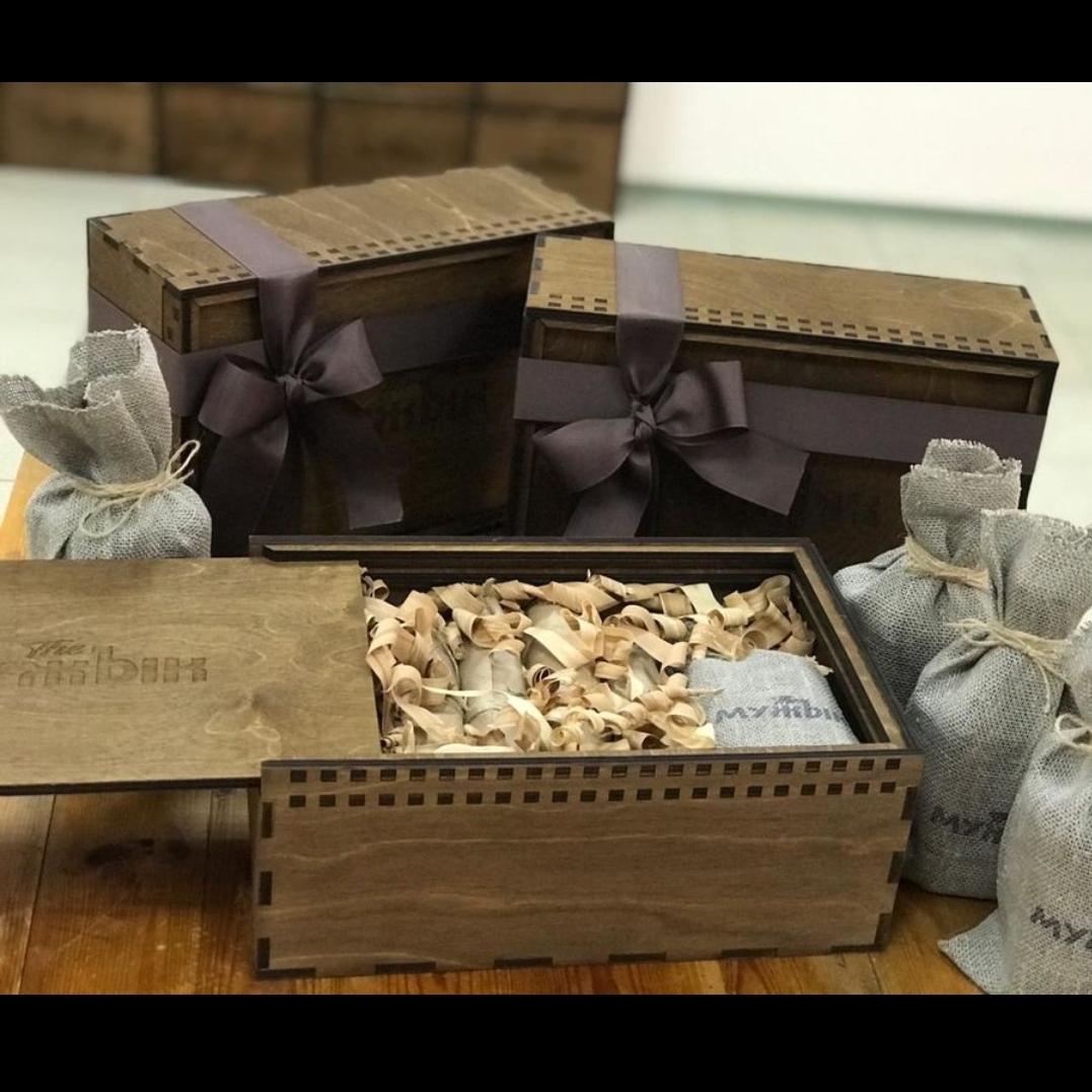 Бокс подарочный из фанеры