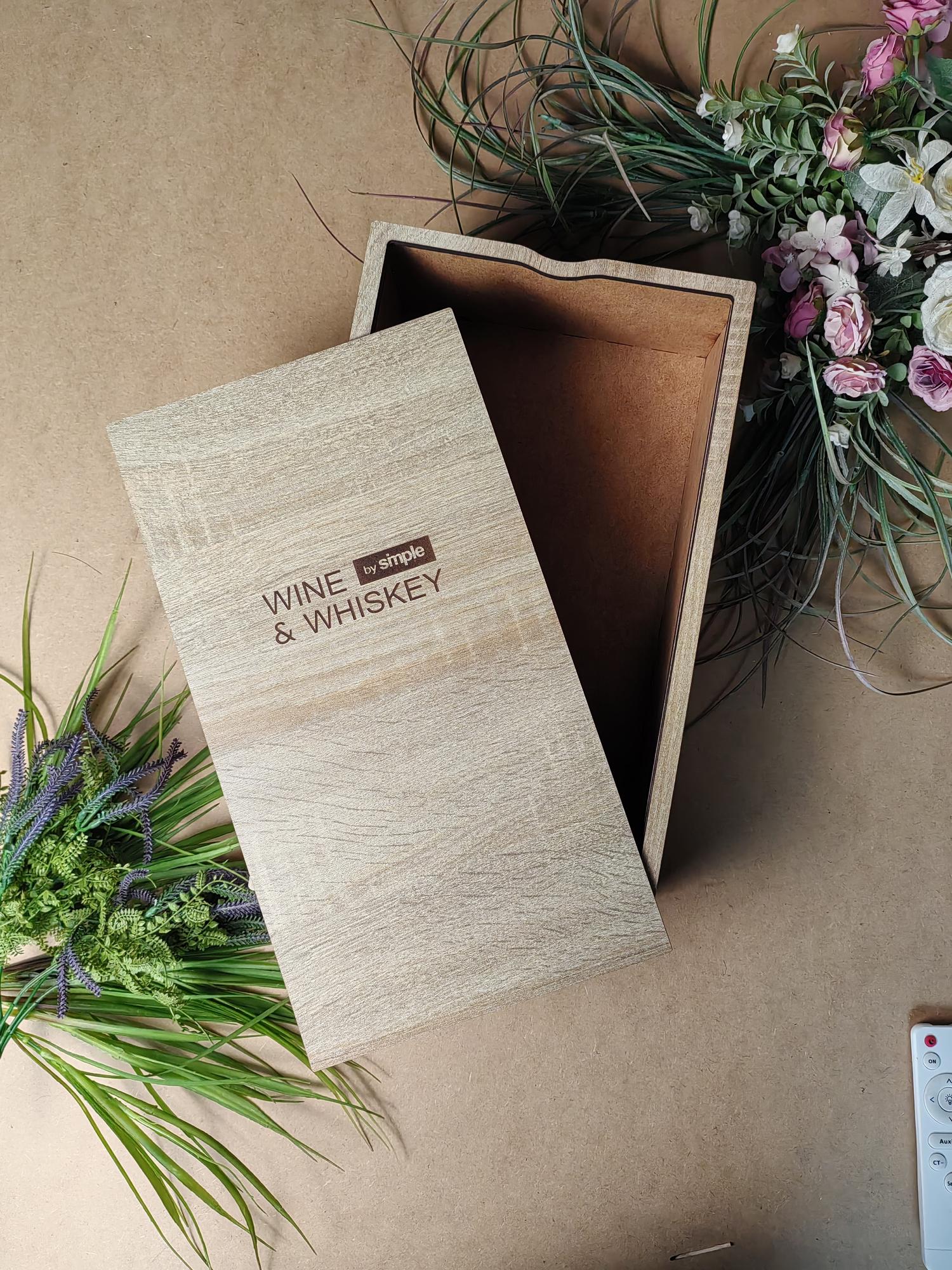 Коробка из ЛХДФ для подарочного набора