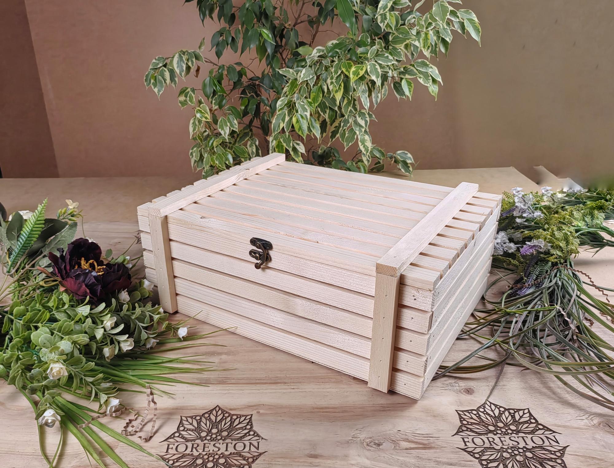 Ящик подарочный реечный большой