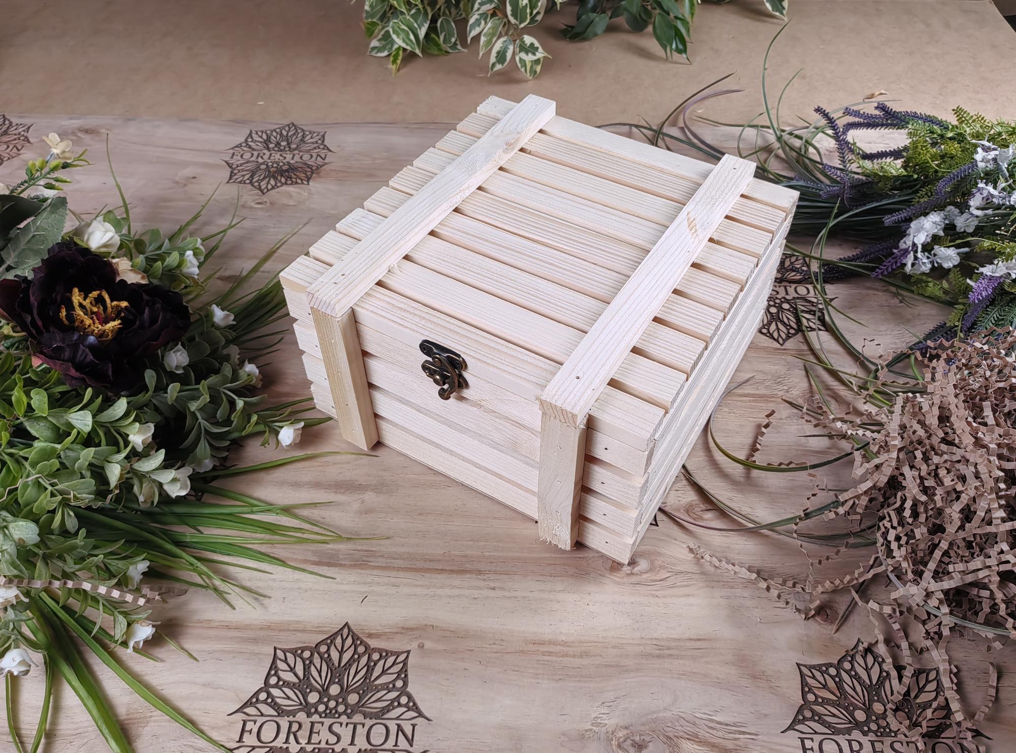 Ящик подарочный реечный средний