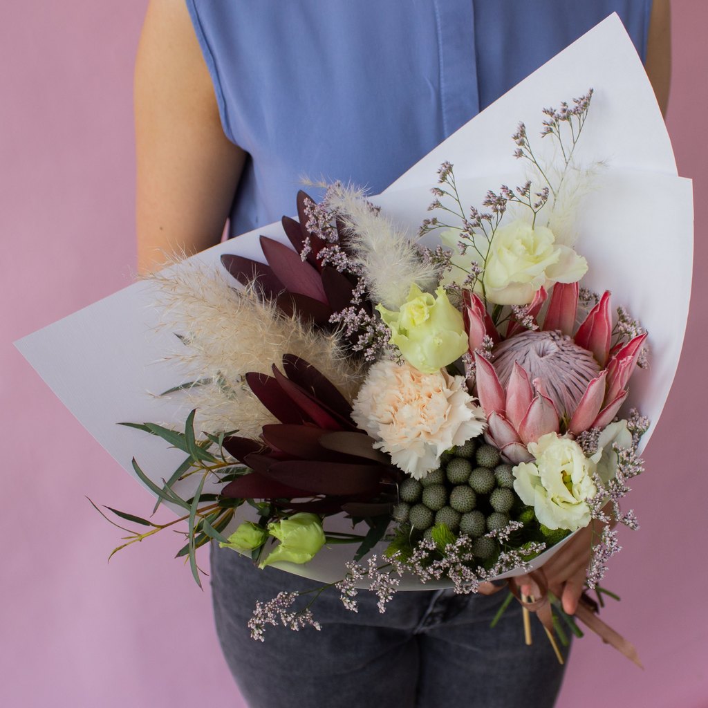 Букет с протеей