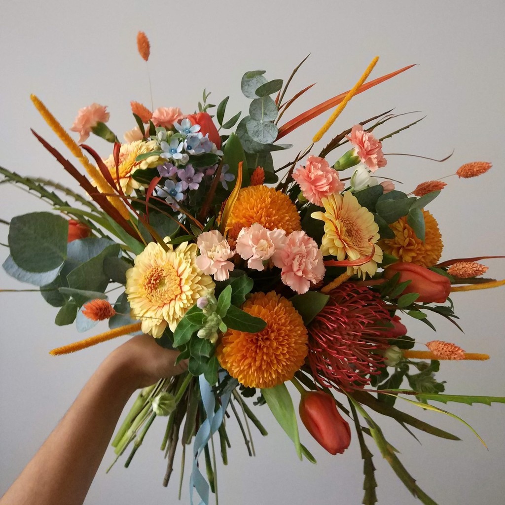 Букет оранжевый