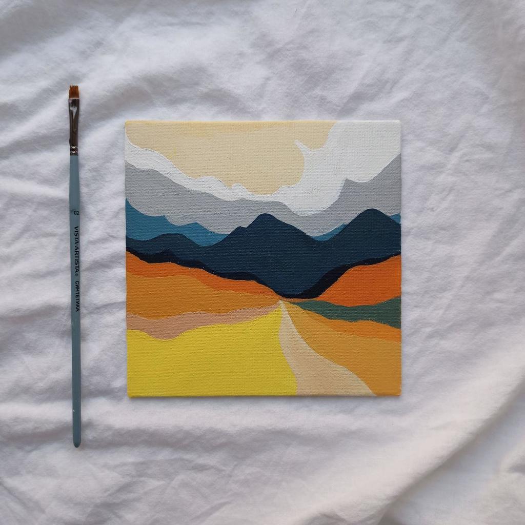 Картина "Абстрактный пейзаж"