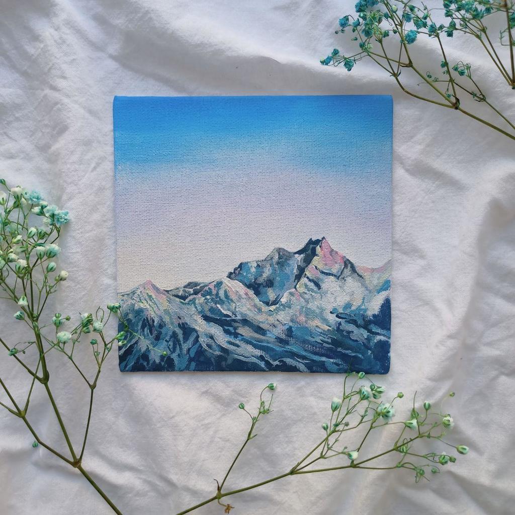 Картина "Скандинавские горы"