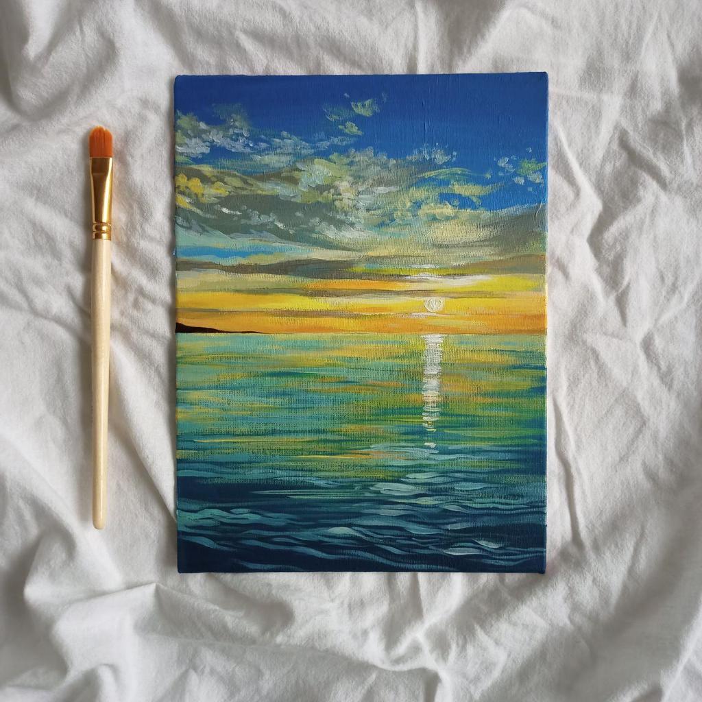 Картина "Закат на Бали"