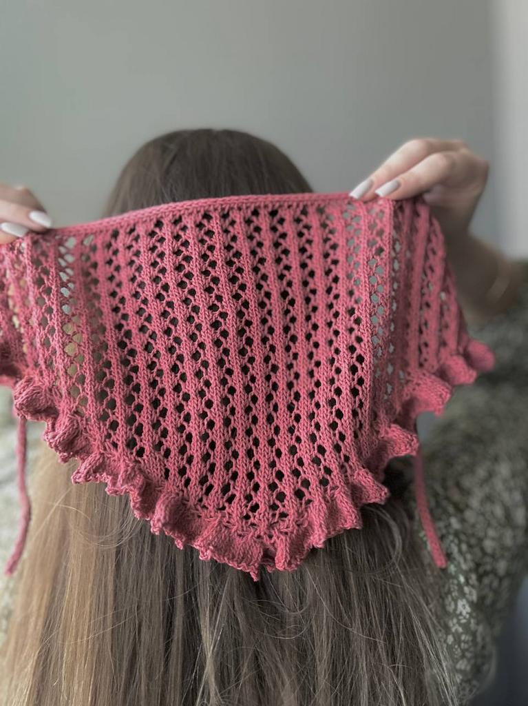 Косынка "Ажурная на всю голову"