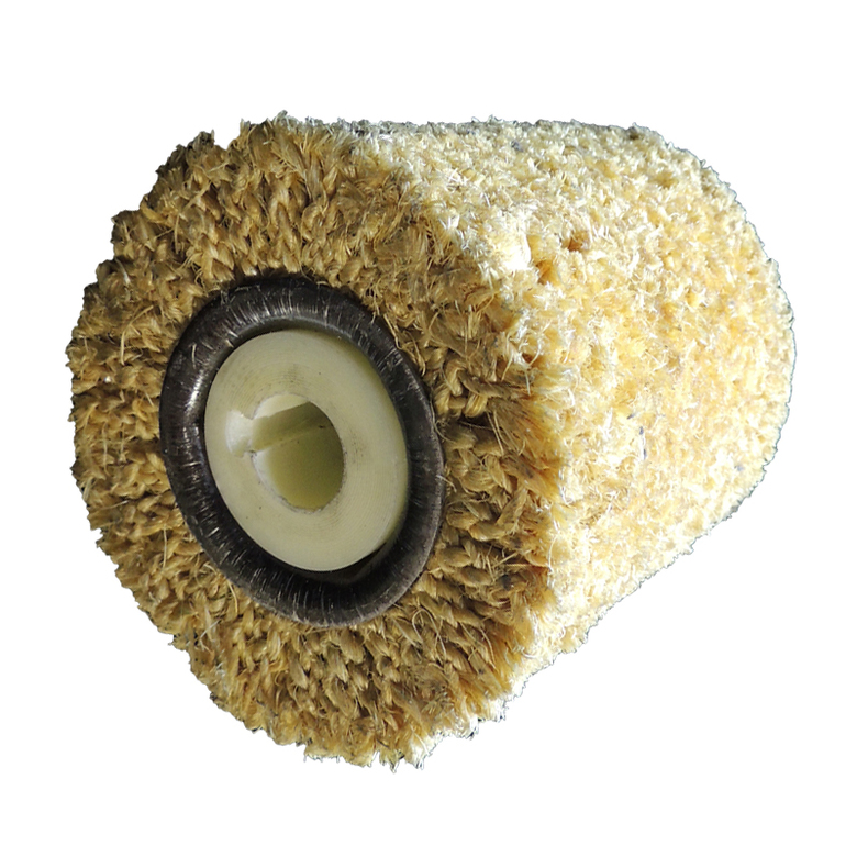 Щетка Д100*100*19+1 паз, Сизаль корд c бесцветной пропиткой