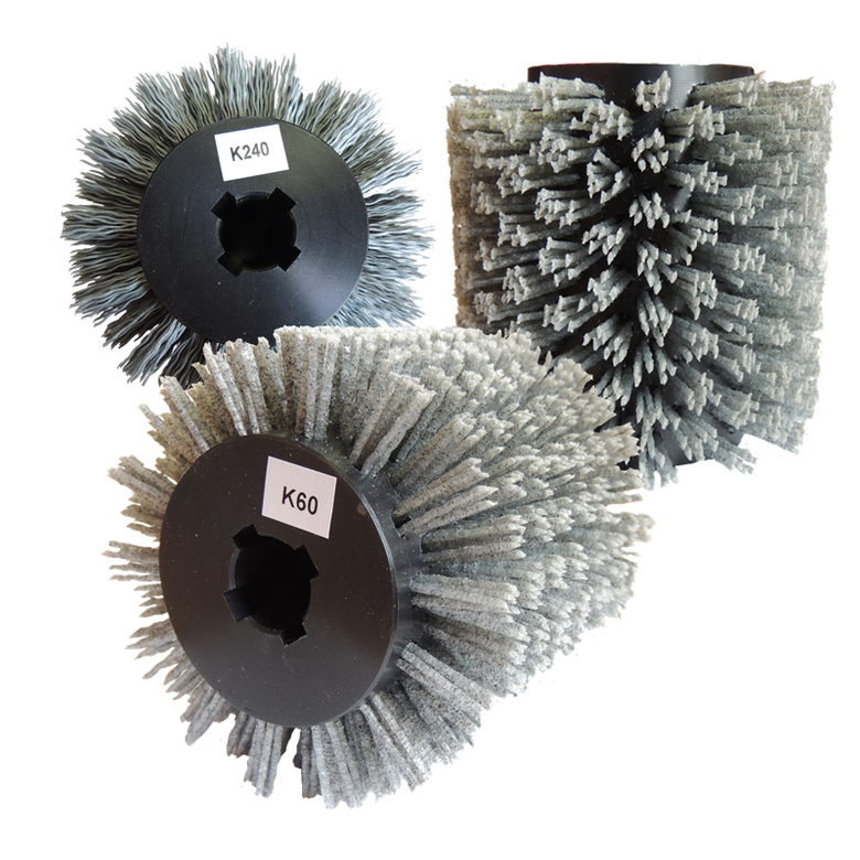 Щетка Д100*100*19,5+4 паза ворс полимер-абразив