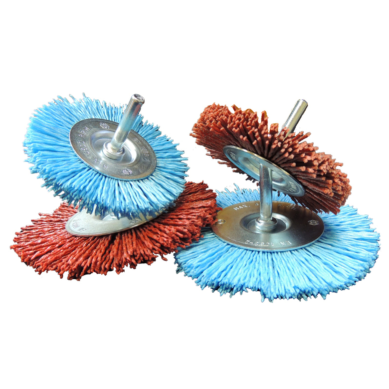 Щетки нейлоновые дисковые Д75-100 по дереву для дрелей