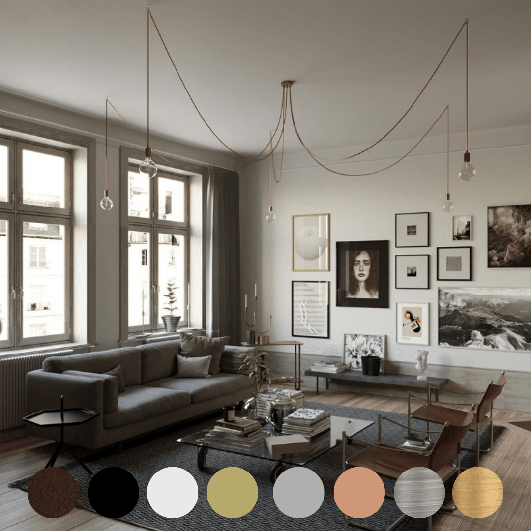 Светильник-паук на 5 ламп SPMDCS5