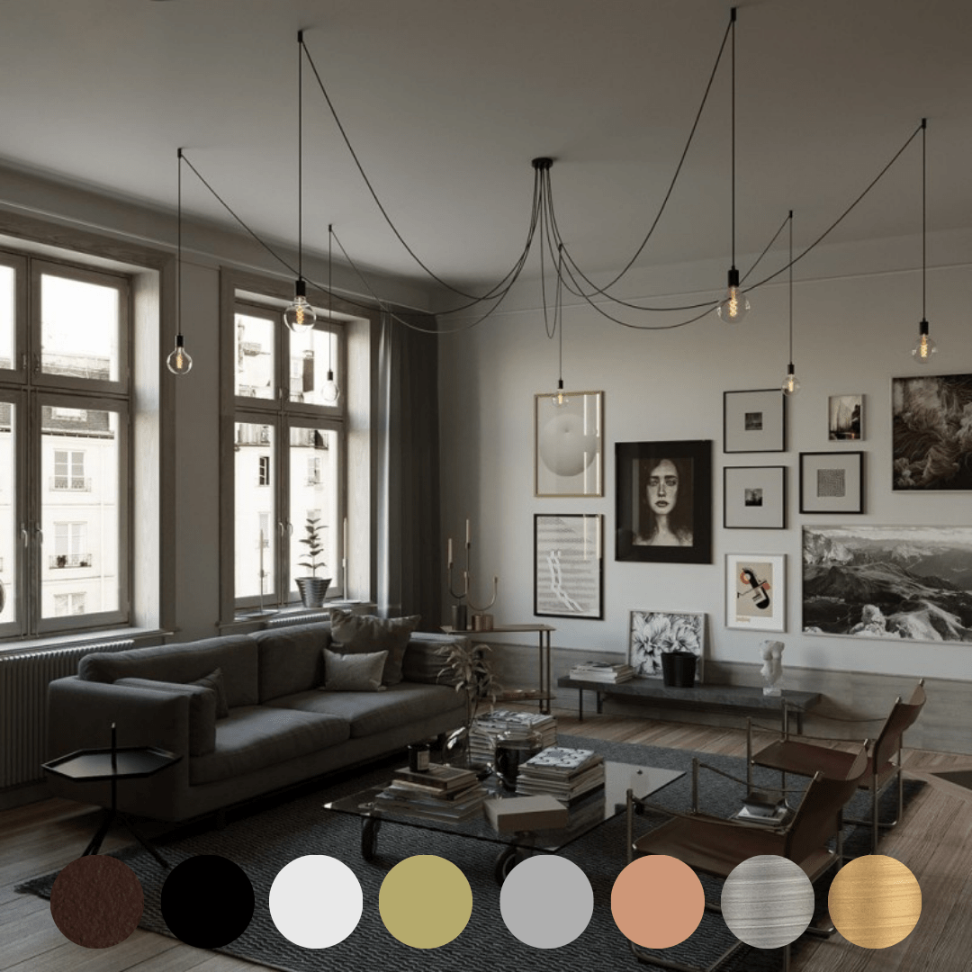 Светильник-паук на 7 ламп SPMDCS7