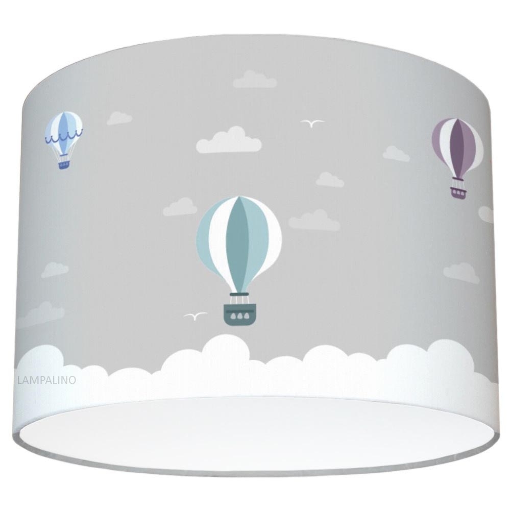 абажур с принтом 12 шары воздушные