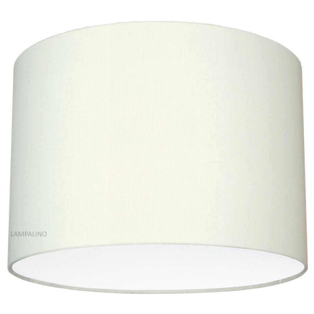 Абажур теплый белый однотонный для светильника