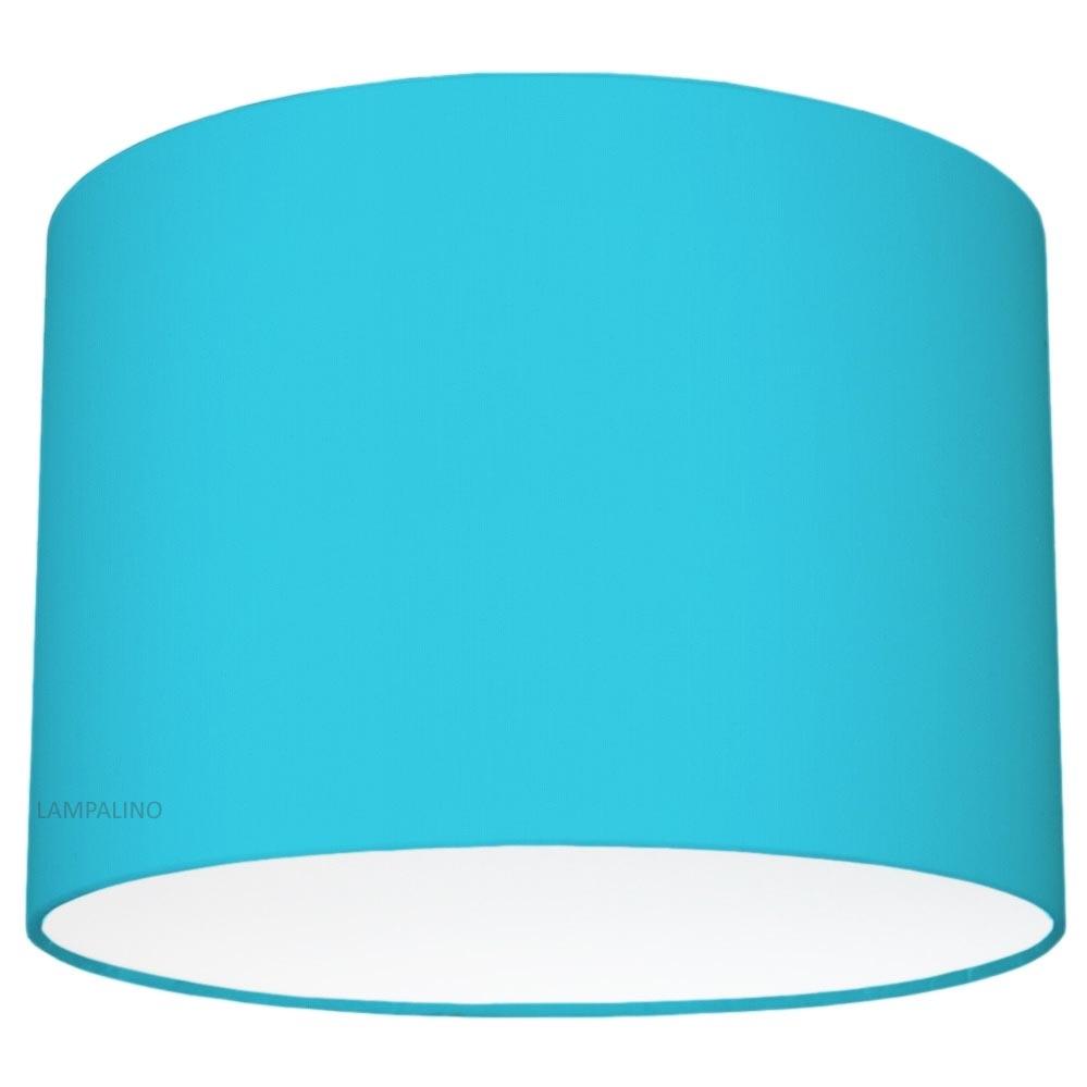 Абажур лазурный однотонный для светильника