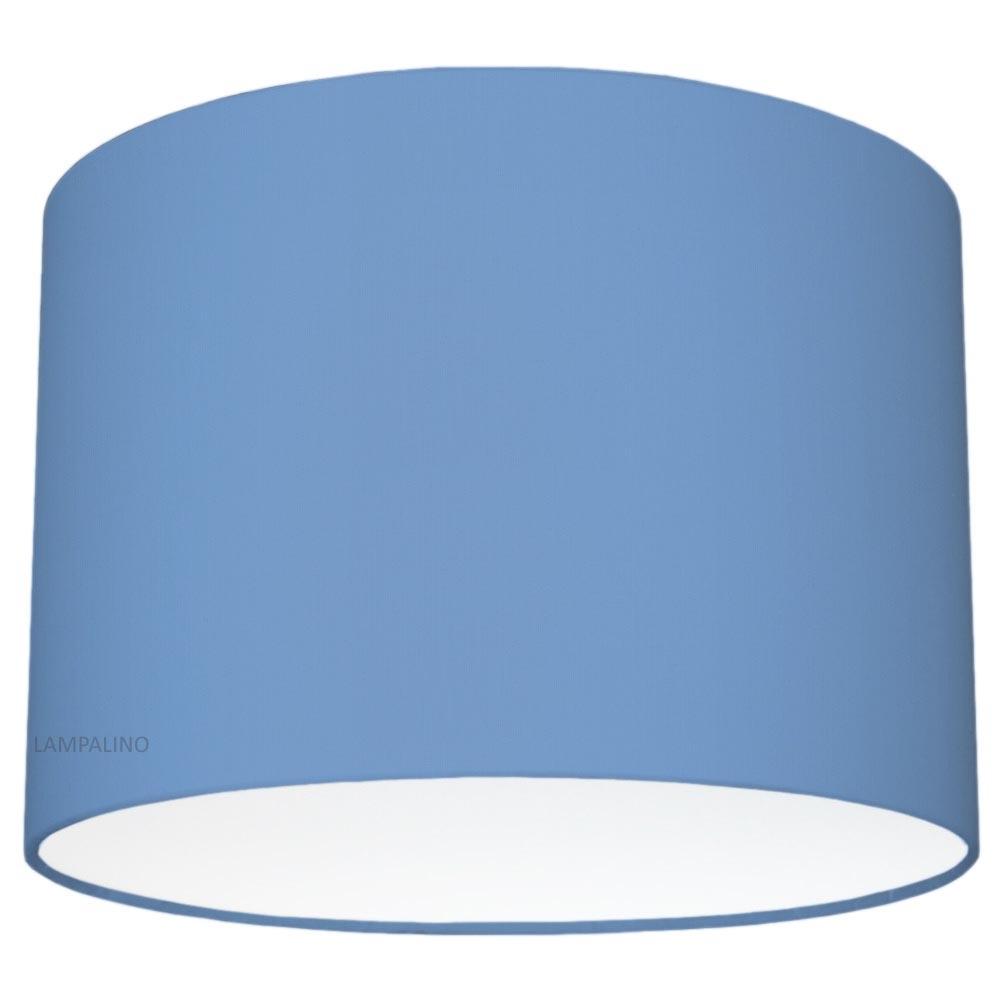 Абажур васильковый однотонный для светильника