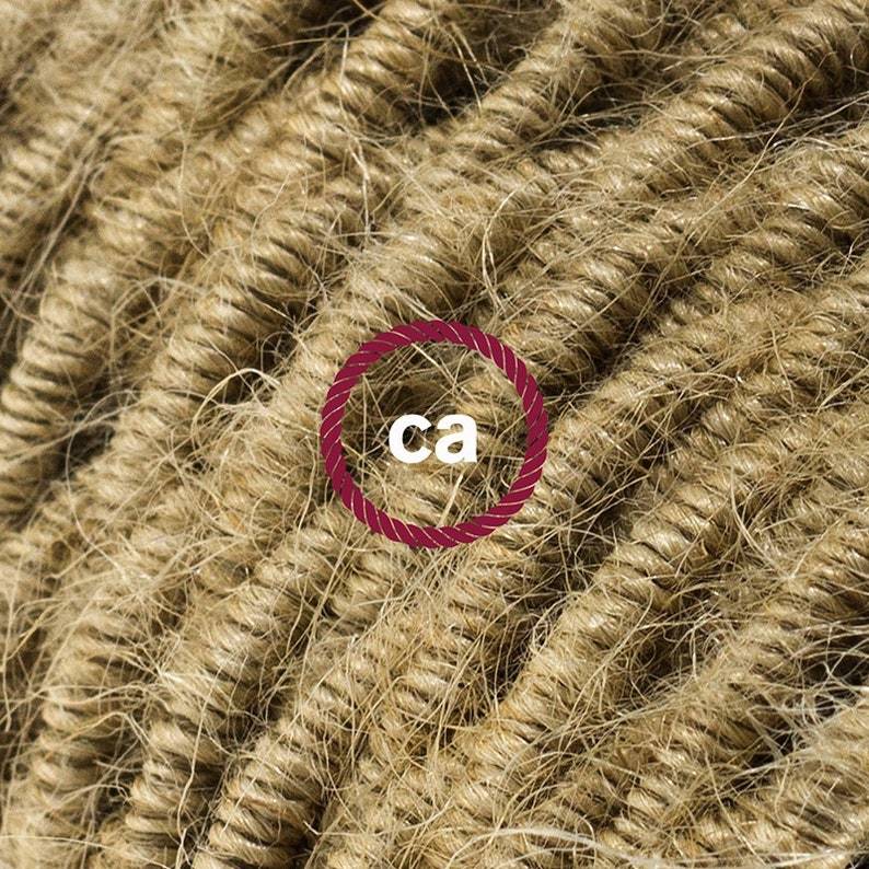 Провод текстильный витой джут Natural Jute