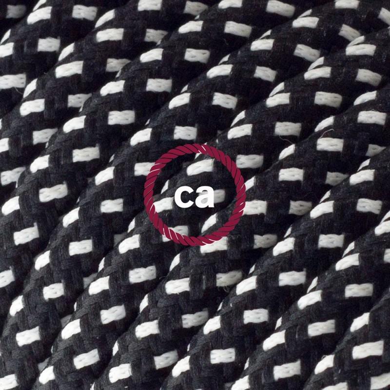 Провод цветной  чёрно-белый RT41