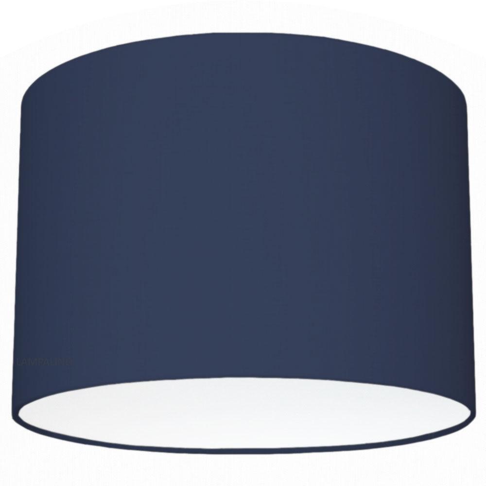 Абажур морской синий однотонный