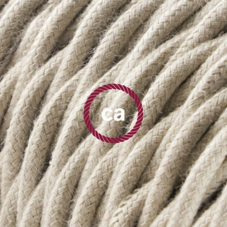 Провод текстильный витой  Dove Grey