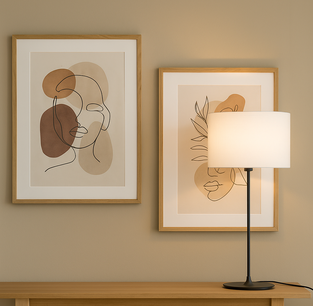 Светильник настольный MAG-Y L PL черный или белый