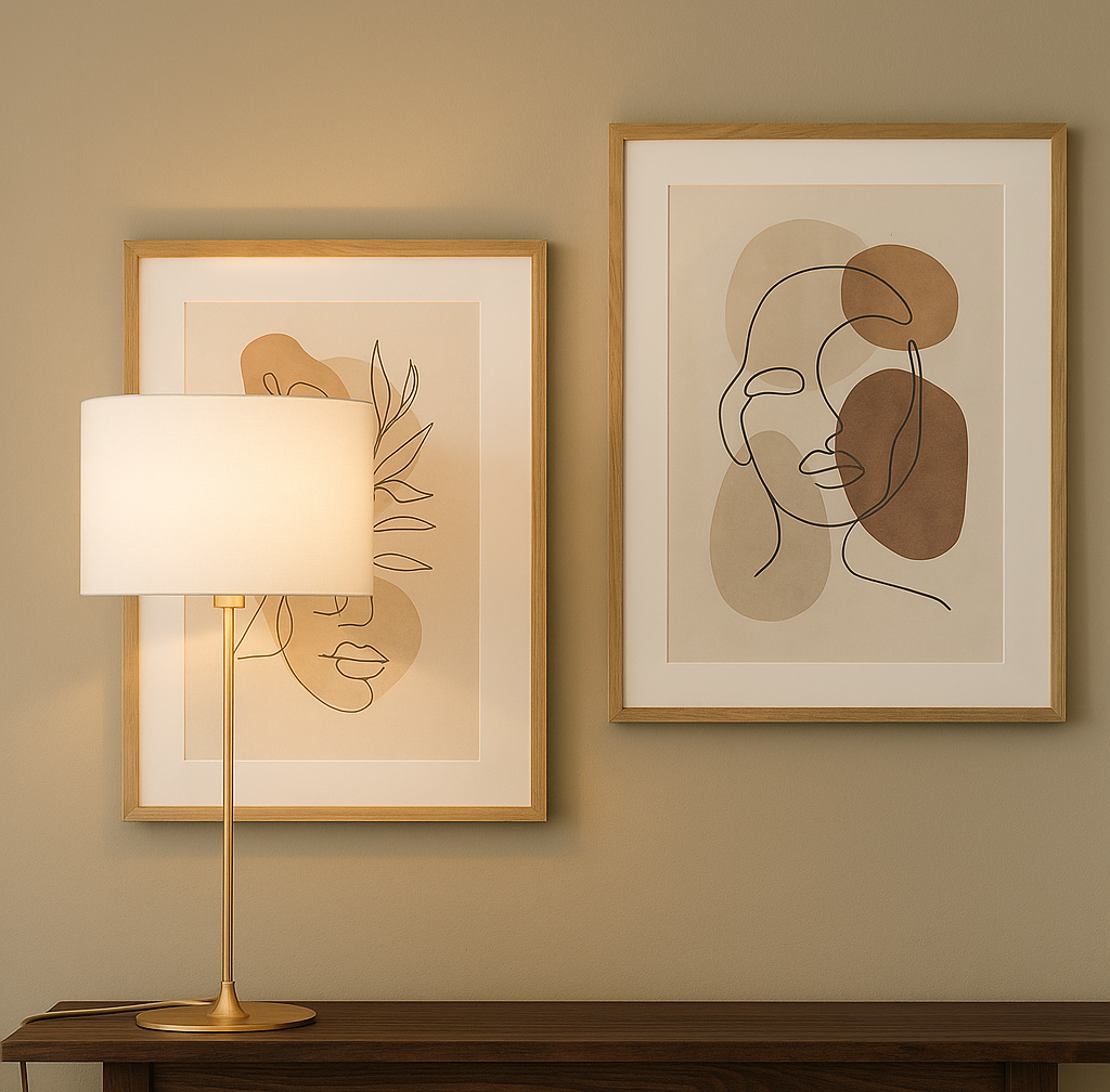 Светильник настольный MAG-Y L PL брашированная латунь