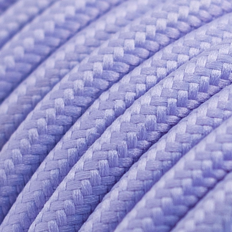 провод в текстильной оплетке лиловый