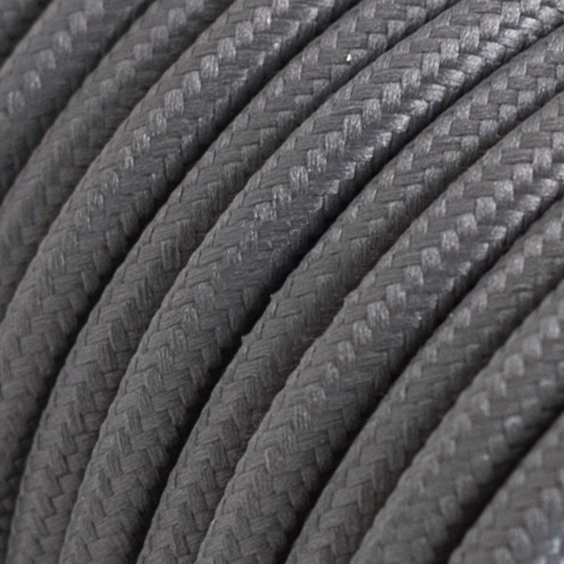 провод электрический серый  в тканевой оплетке