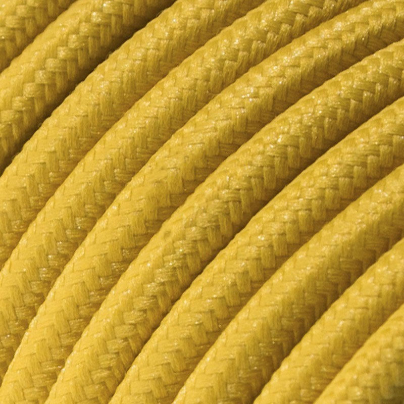 провод электрический горчица  в тканевой оплетке