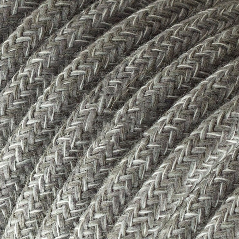 Провод текстильный Linen Grey Melange