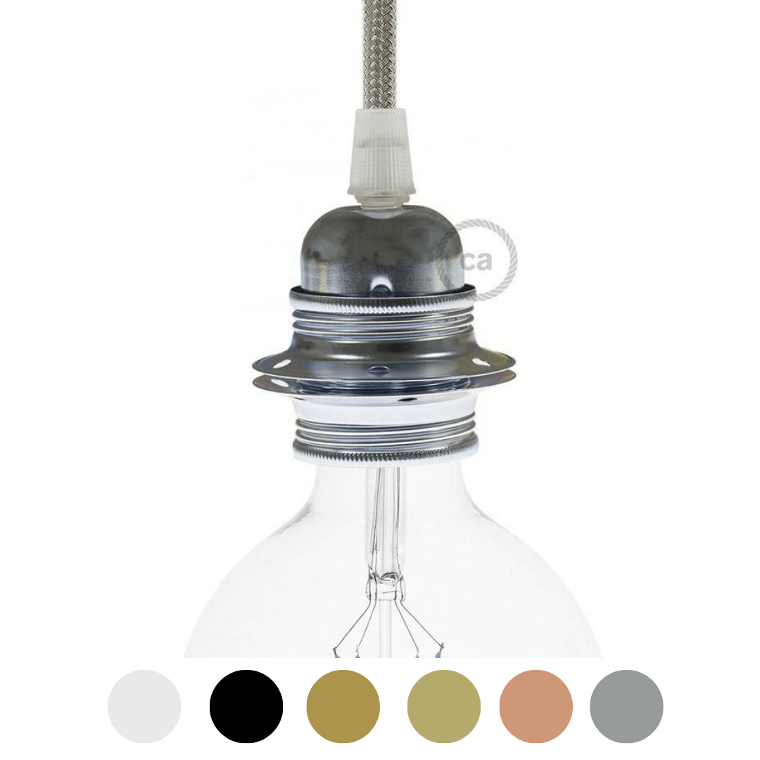 Патрон для абажура с гайкой